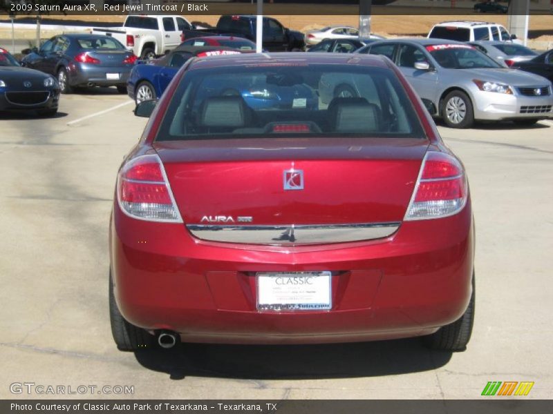 Red Jewel Tintcoat / Black 2009 Saturn Aura XR
