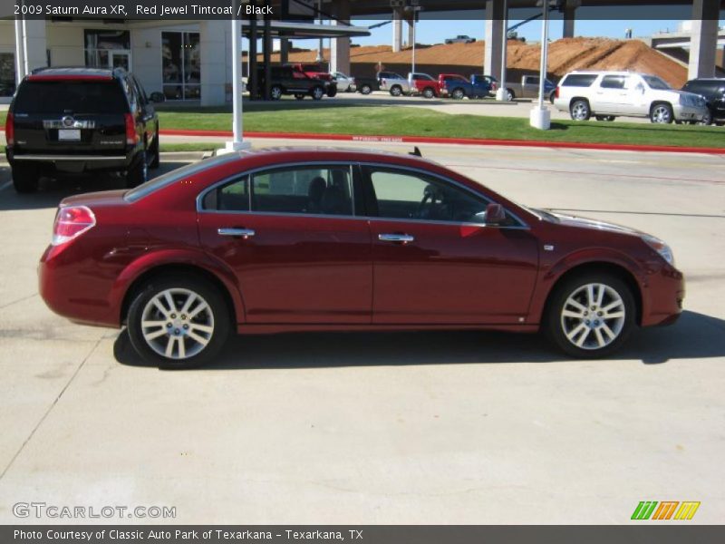 Red Jewel Tintcoat / Black 2009 Saturn Aura XR