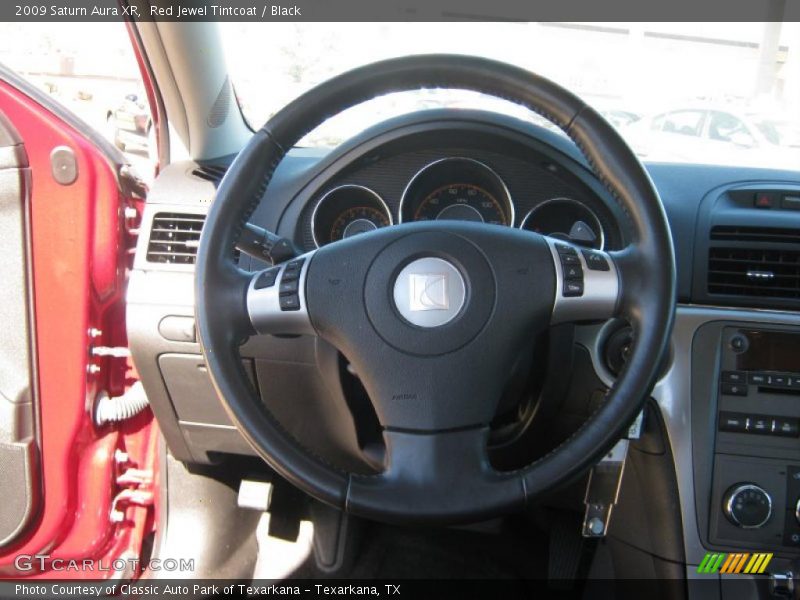 Red Jewel Tintcoat / Black 2009 Saturn Aura XR