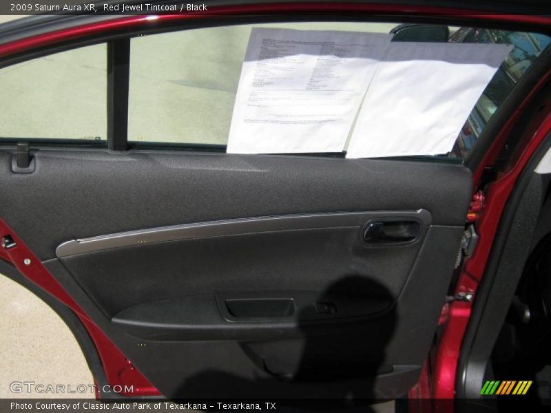 Red Jewel Tintcoat / Black 2009 Saturn Aura XR