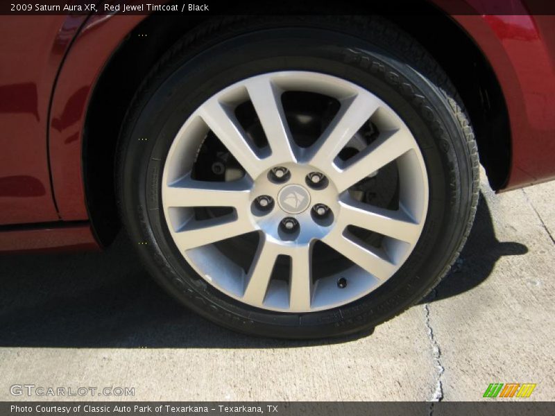Red Jewel Tintcoat / Black 2009 Saturn Aura XR