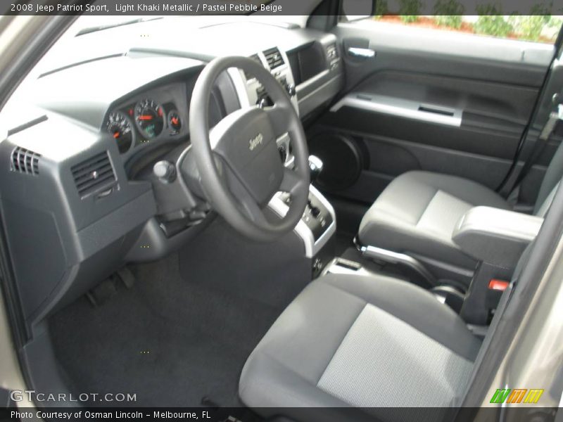 Light Khaki Metallic / Pastel Pebble Beige 2008 Jeep Patriot Sport