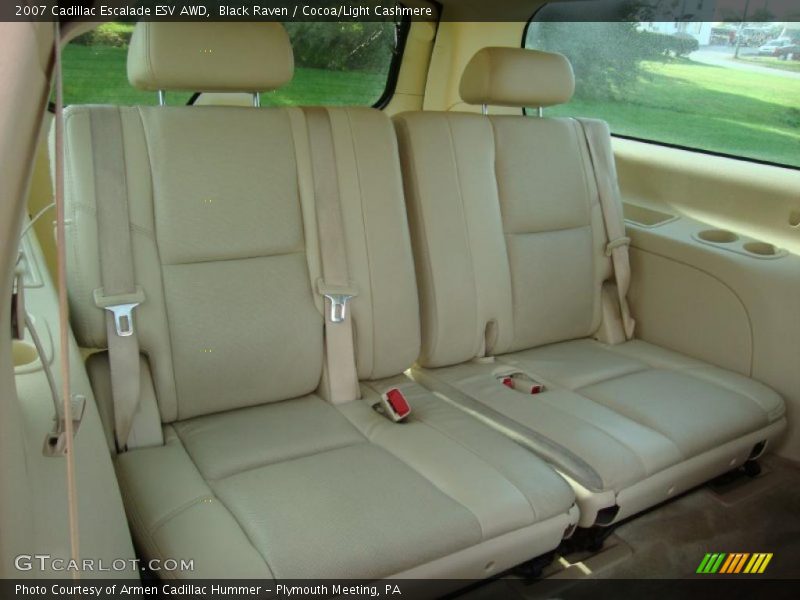 Black Raven / Cocoa/Light Cashmere 2007 Cadillac Escalade ESV AWD