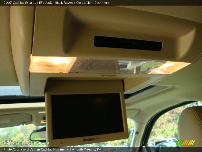 Black Raven / Cocoa/Light Cashmere 2007 Cadillac Escalade ESV AWD