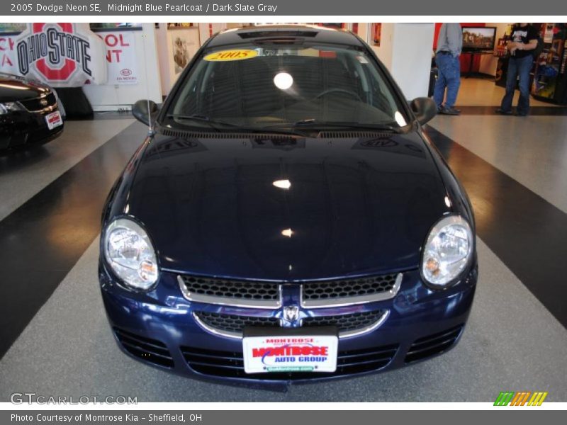 Midnight Blue Pearlcoat / Dark Slate Gray 2005 Dodge Neon SE