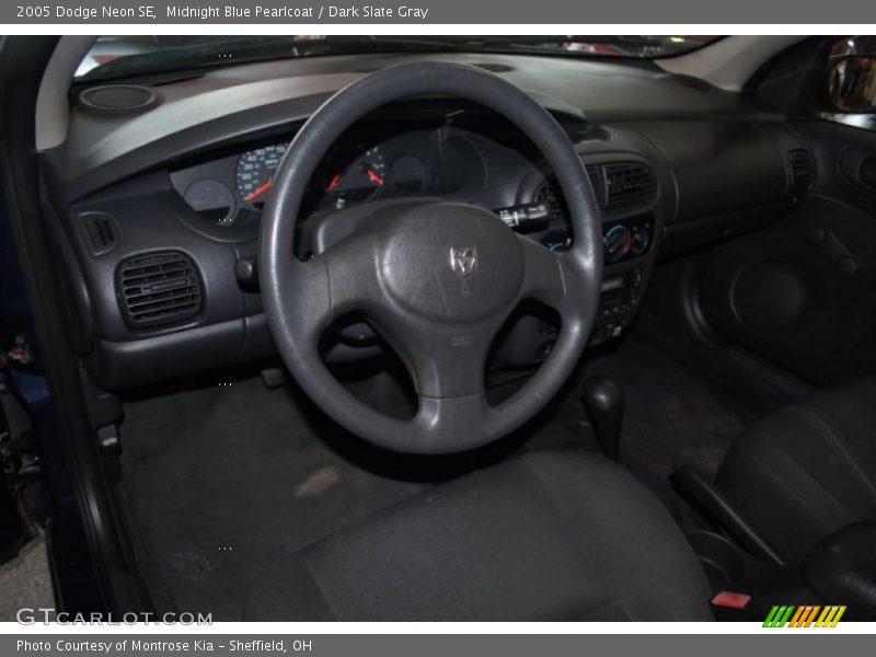 Midnight Blue Pearlcoat / Dark Slate Gray 2005 Dodge Neon SE