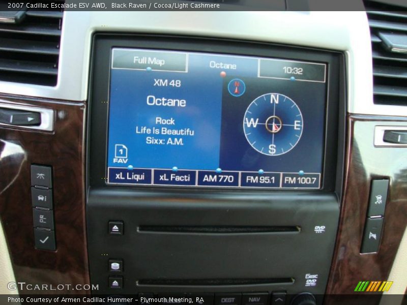 Black Raven / Cocoa/Light Cashmere 2007 Cadillac Escalade ESV AWD
