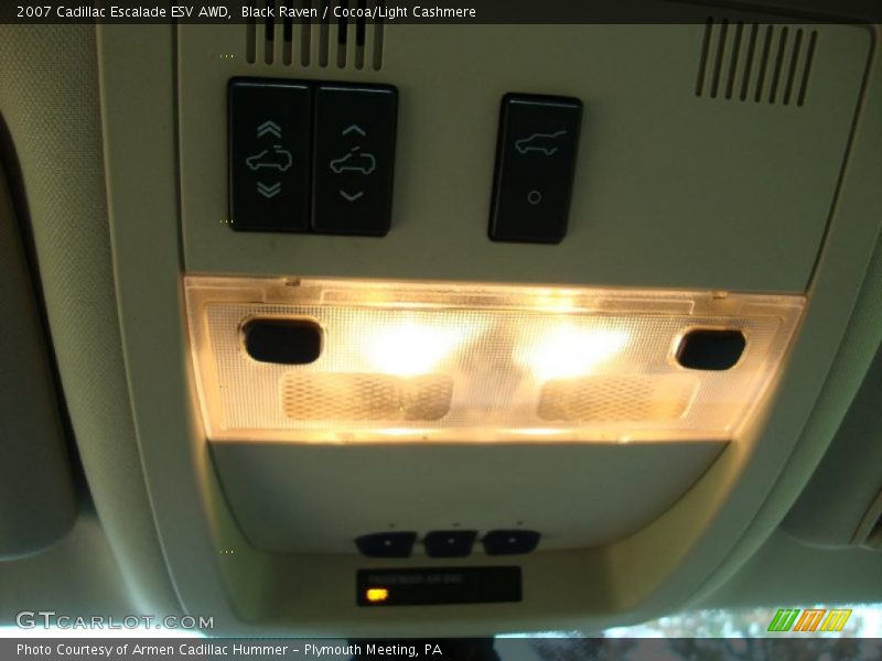 Black Raven / Cocoa/Light Cashmere 2007 Cadillac Escalade ESV AWD