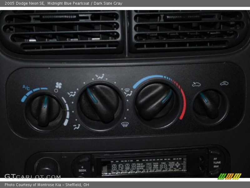 Midnight Blue Pearlcoat / Dark Slate Gray 2005 Dodge Neon SE