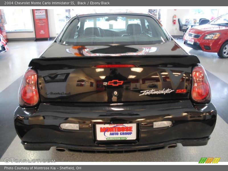 Black / Ebony Black 2004 Chevrolet Monte Carlo Intimidator SS