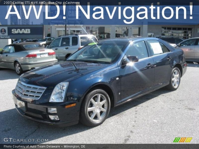 Blue Chip / Cashmere 2007 Cadillac STS 4 V6 AWD