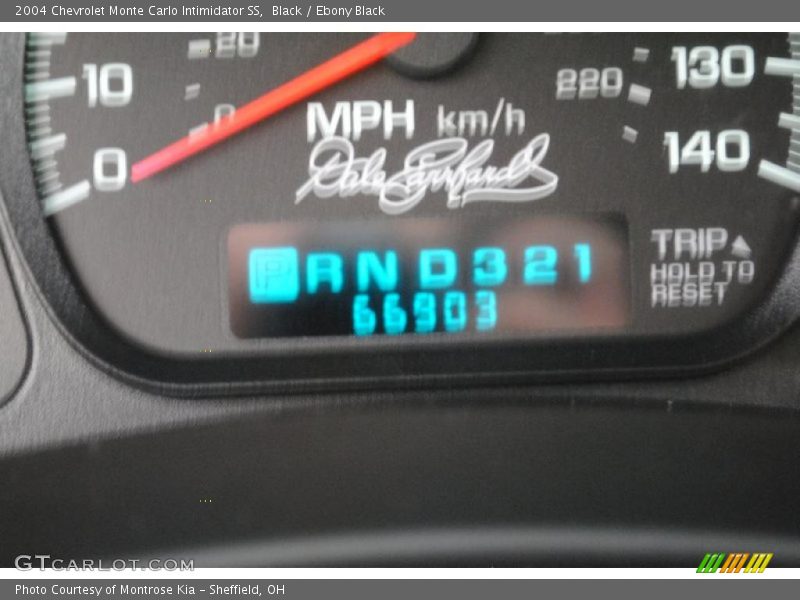 Black / Ebony Black 2004 Chevrolet Monte Carlo Intimidator SS