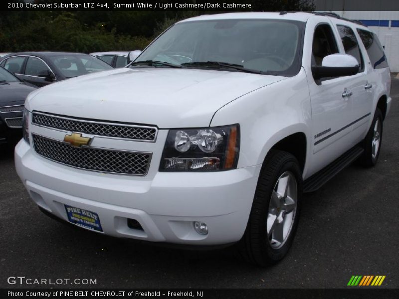 Summit White / Light Cashmere/Dark Cashmere 2010 Chevrolet Suburban LTZ 4x4