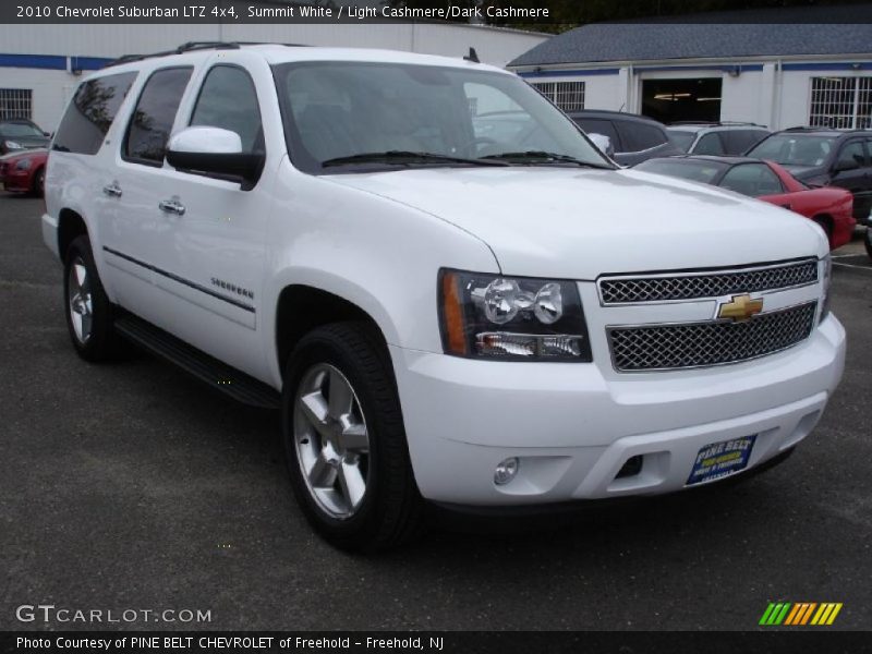 Summit White / Light Cashmere/Dark Cashmere 2010 Chevrolet Suburban LTZ 4x4