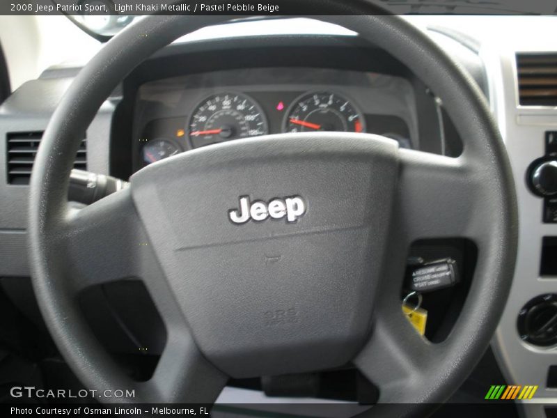 Light Khaki Metallic / Pastel Pebble Beige 2008 Jeep Patriot Sport