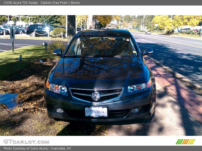 Carbon Gray Pearl / Ebony 2008 Acura TSX Sedan