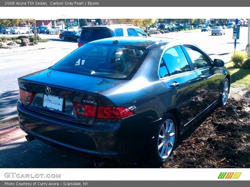 Carbon Gray Pearl / Ebony 2008 Acura TSX Sedan