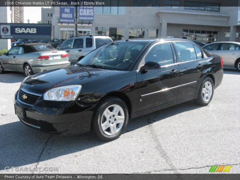 Black / Ebony Black 2006 Chevrolet Malibu LT V6 Sedan