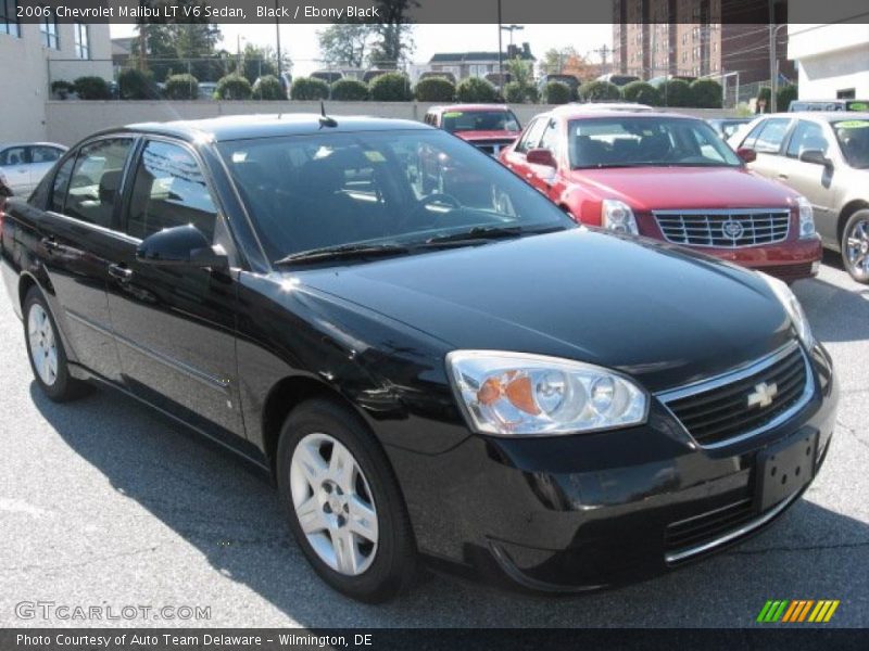 Black / Ebony Black 2006 Chevrolet Malibu LT V6 Sedan