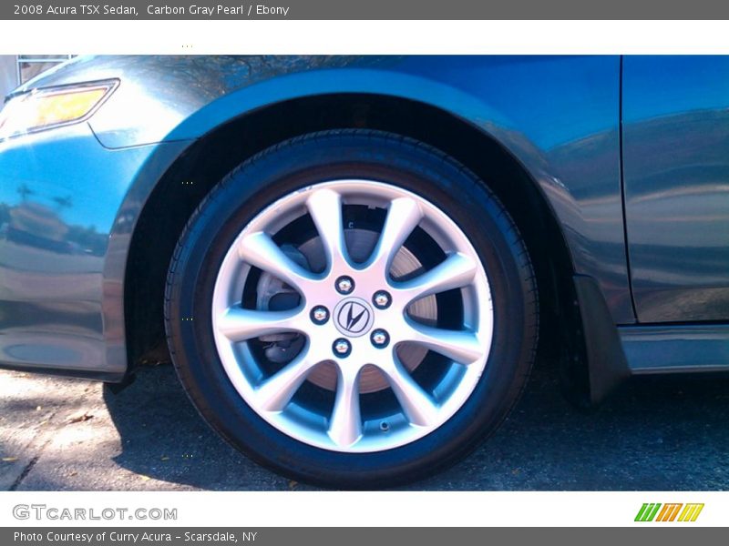Carbon Gray Pearl / Ebony 2008 Acura TSX Sedan