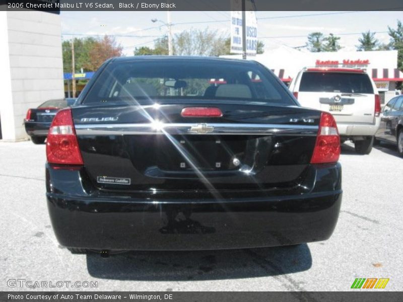 Black / Ebony Black 2006 Chevrolet Malibu LT V6 Sedan