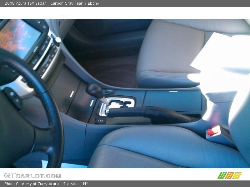 Carbon Gray Pearl / Ebony 2008 Acura TSX Sedan