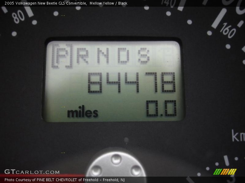 Mellow Yellow / Black 2005 Volkswagen New Beetle GLS Convertible