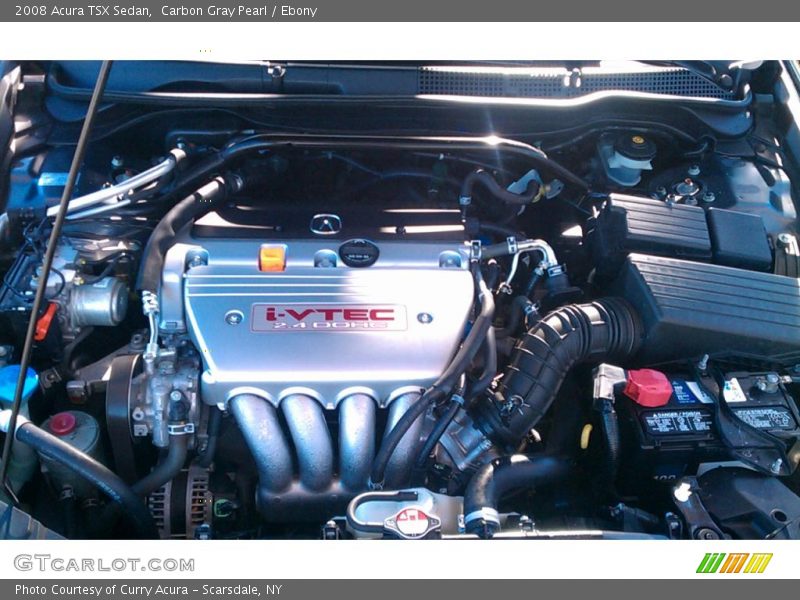 Carbon Gray Pearl / Ebony 2008 Acura TSX Sedan