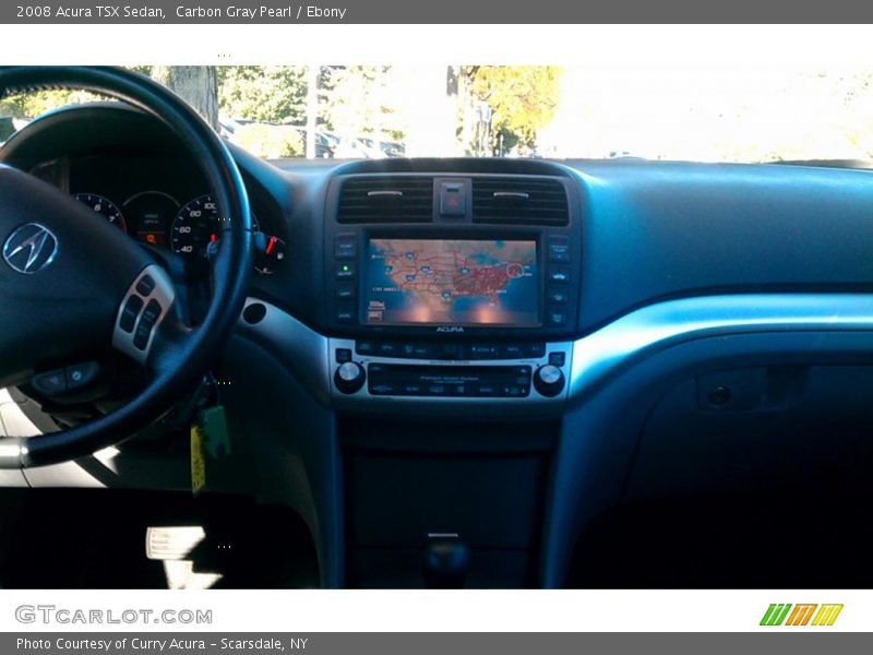 Carbon Gray Pearl / Ebony 2008 Acura TSX Sedan