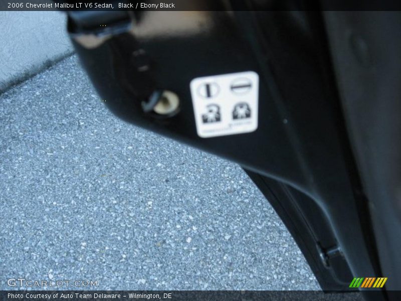 Black / Ebony Black 2006 Chevrolet Malibu LT V6 Sedan