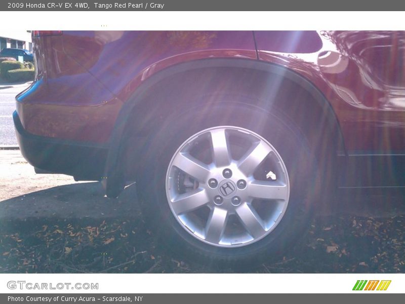 Tango Red Pearl / Gray 2009 Honda CR-V EX 4WD