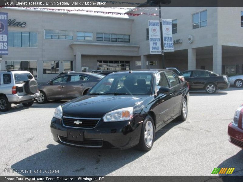 Black / Ebony Black 2006 Chevrolet Malibu LT V6 Sedan