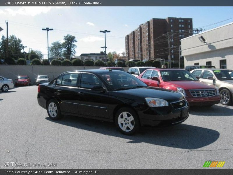 Black / Ebony Black 2006 Chevrolet Malibu LT V6 Sedan