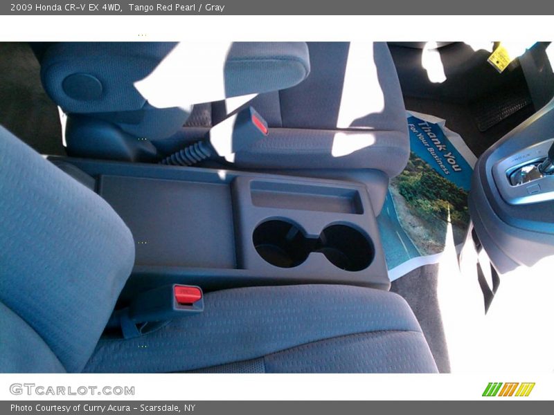 Tango Red Pearl / Gray 2009 Honda CR-V EX 4WD