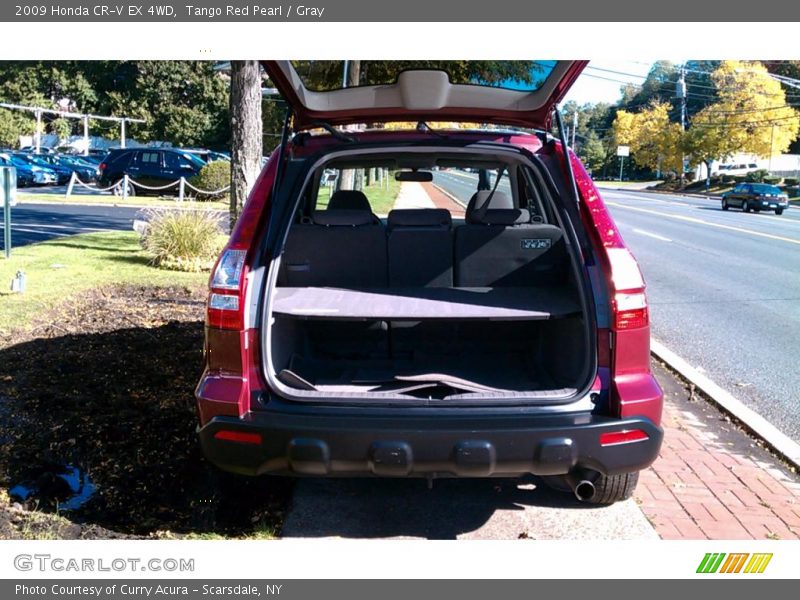 Tango Red Pearl / Gray 2009 Honda CR-V EX 4WD