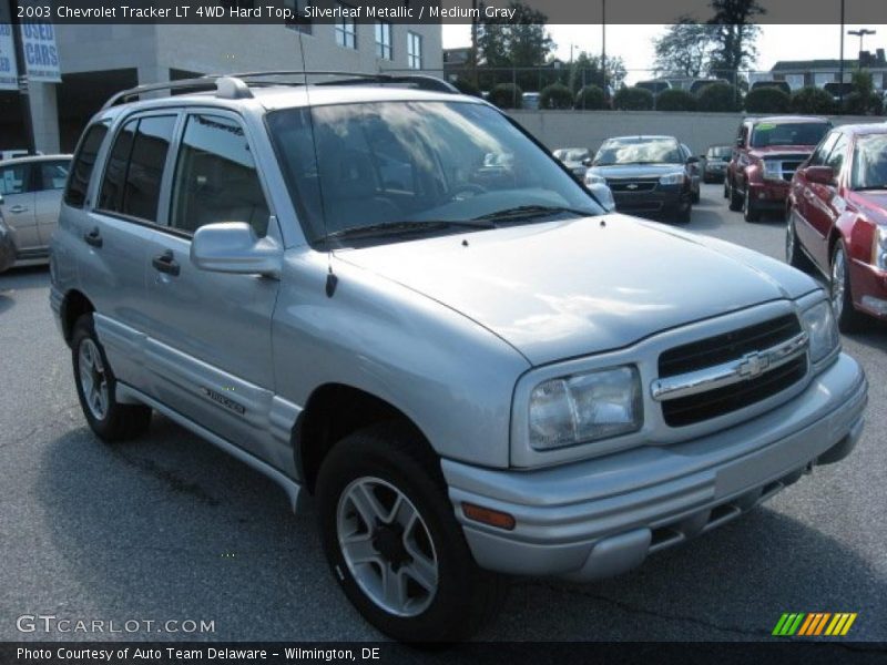 Silverleaf Metallic / Medium Gray 2003 Chevrolet Tracker LT 4WD Hard Top