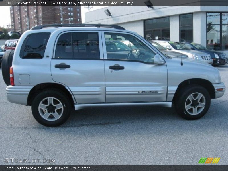 Silverleaf Metallic / Medium Gray 2003 Chevrolet Tracker LT 4WD Hard Top