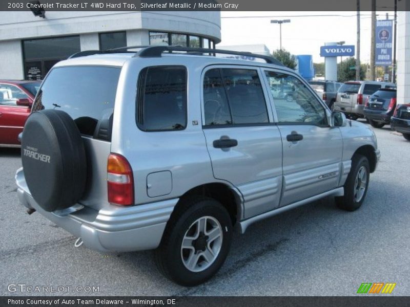 Silverleaf Metallic / Medium Gray 2003 Chevrolet Tracker LT 4WD Hard Top