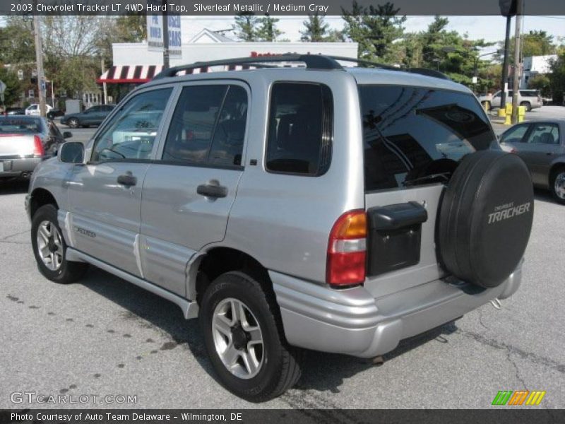 Silverleaf Metallic / Medium Gray 2003 Chevrolet Tracker LT 4WD Hard Top