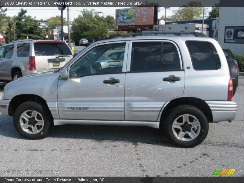 Silverleaf Metallic / Medium Gray 2003 Chevrolet Tracker LT 4WD Hard Top