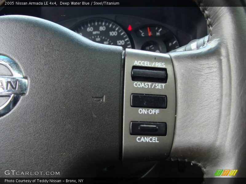 Deep Water Blue / Steel/Titanium 2005 Nissan Armada LE 4x4