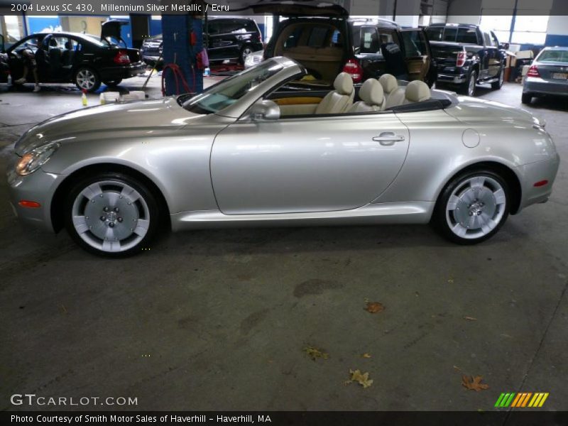 Millennium Silver Metallic / Ecru 2004 Lexus SC 430