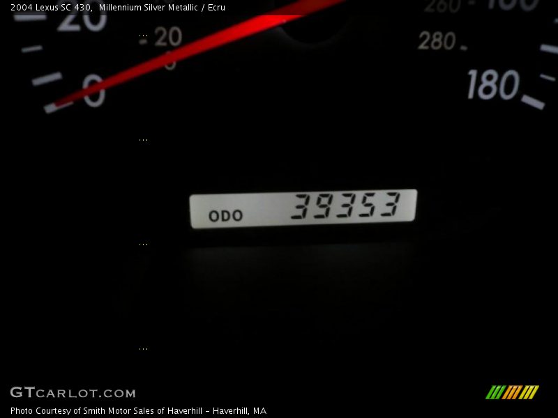 Millennium Silver Metallic / Ecru 2004 Lexus SC 430