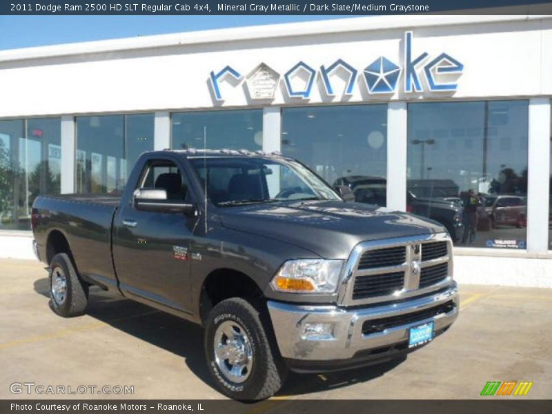 Mineral Gray Metallic / Dark Slate/Medium Graystone 2011 Dodge Ram 2500 HD SLT Regular Cab 4x4