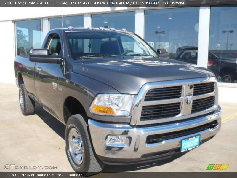 Mineral Gray Metallic / Dark Slate/Medium Graystone 2011 Dodge Ram 2500 HD SLT Regular Cab 4x4