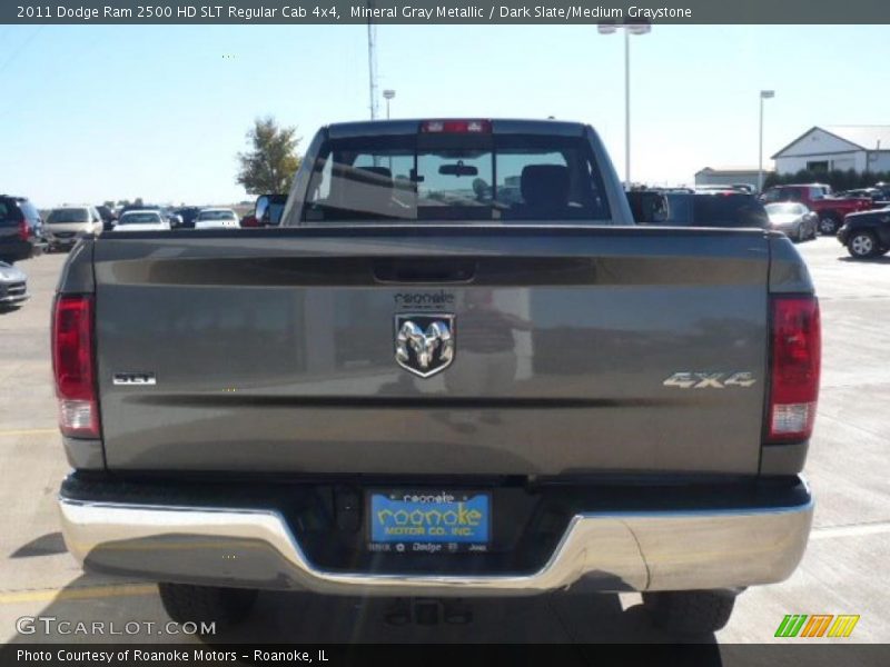 Mineral Gray Metallic / Dark Slate/Medium Graystone 2011 Dodge Ram 2500 HD SLT Regular Cab 4x4