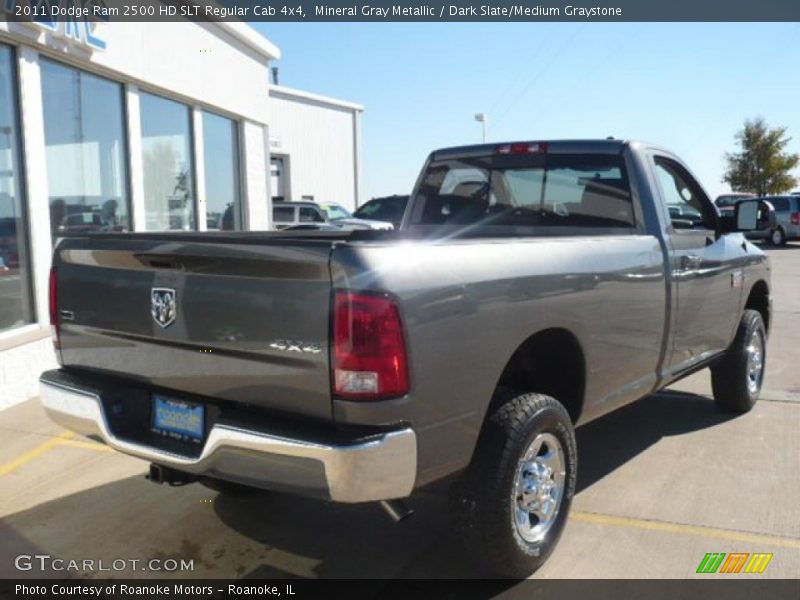 Mineral Gray Metallic / Dark Slate/Medium Graystone 2011 Dodge Ram 2500 HD SLT Regular Cab 4x4