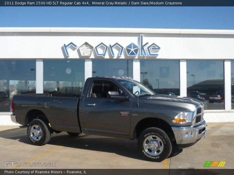 Mineral Gray Metallic / Dark Slate/Medium Graystone 2011 Dodge Ram 2500 HD SLT Regular Cab 4x4