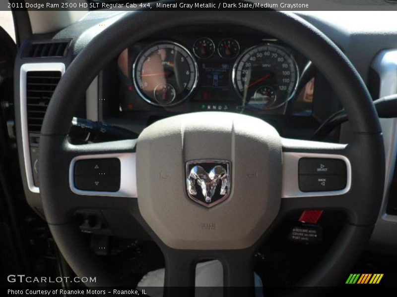 Mineral Gray Metallic / Dark Slate/Medium Graystone 2011 Dodge Ram 2500 HD SLT Regular Cab 4x4