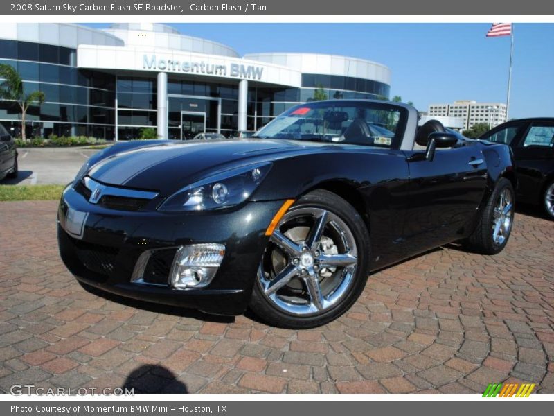 Carbon Flash / Tan 2008 Saturn Sky Carbon Flash SE Roadster